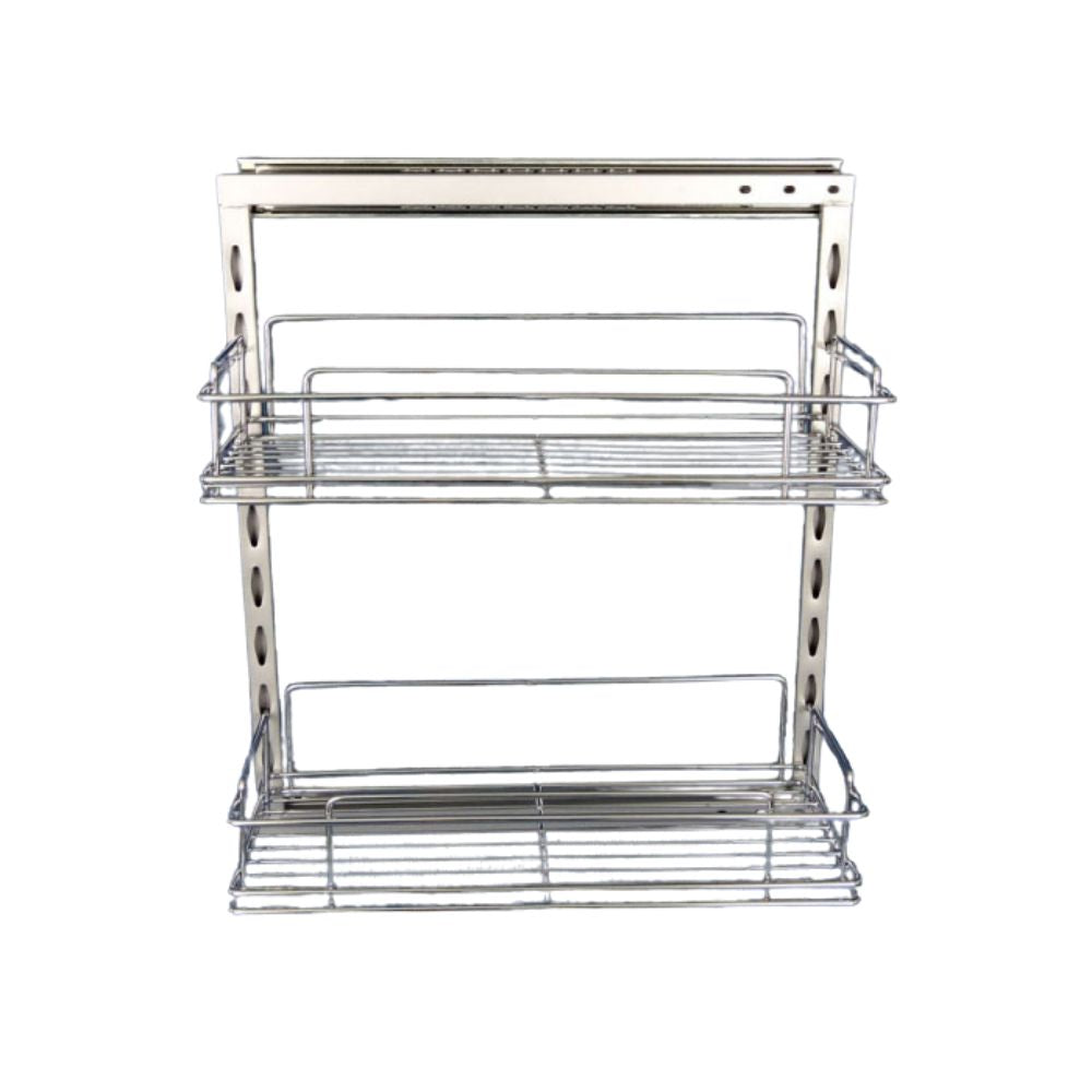 ROLLOUT PANTRY & 2 x 200MM BASKETS /Frame / brackets