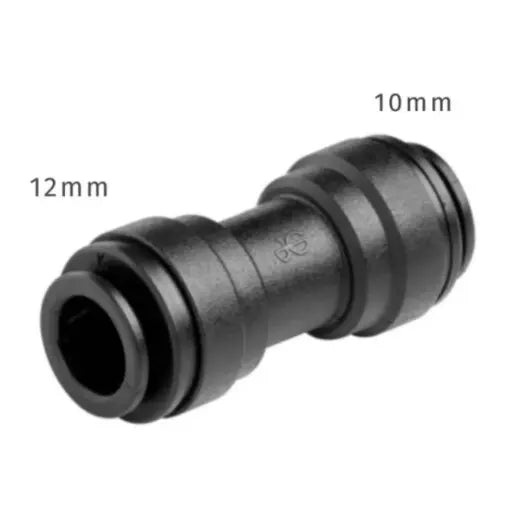 John Guest Reducing Straight Connector 12mm - 10mm