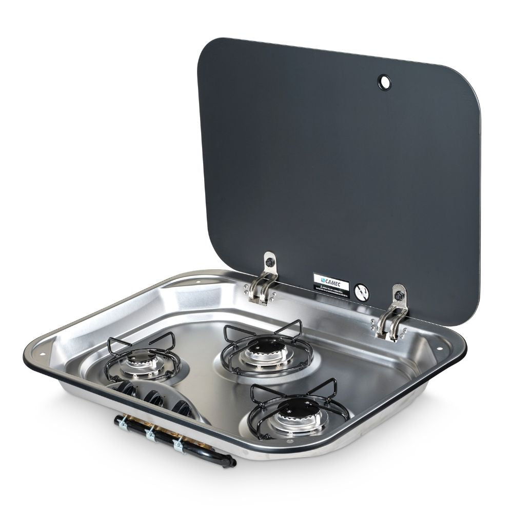 Camec RV Gas Hob - 3 Burner