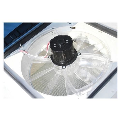 12 Volt Caravan Roof Vent Hatch With Smoked Lid