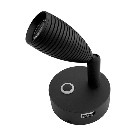 12 Volt 6000K LED Reading Light with USB Charging Port