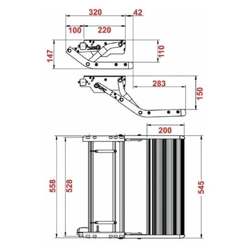 Manual Bolt on Caravan RV / Motor Home Step