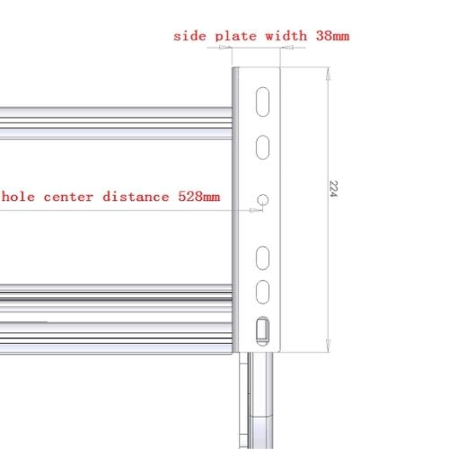 Double manual bolt on caravan step