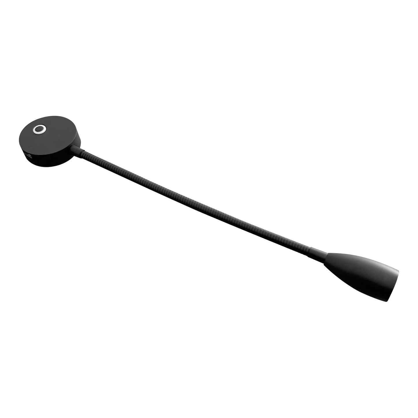 Gooseneck Reading Light with USB Charging Port {Black or Silver}