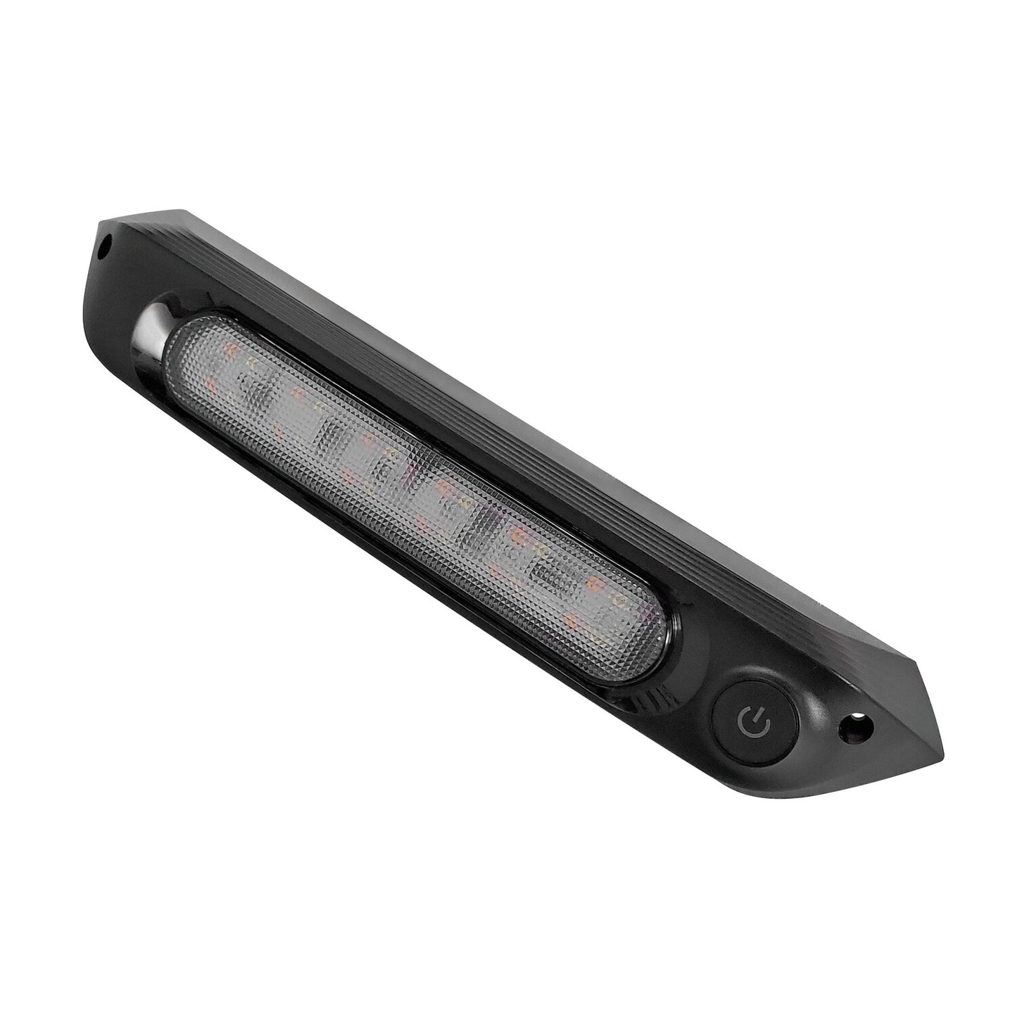 Dimmable White 287mm Dual LED 12V Awning Light Amber/White Lights with Switch