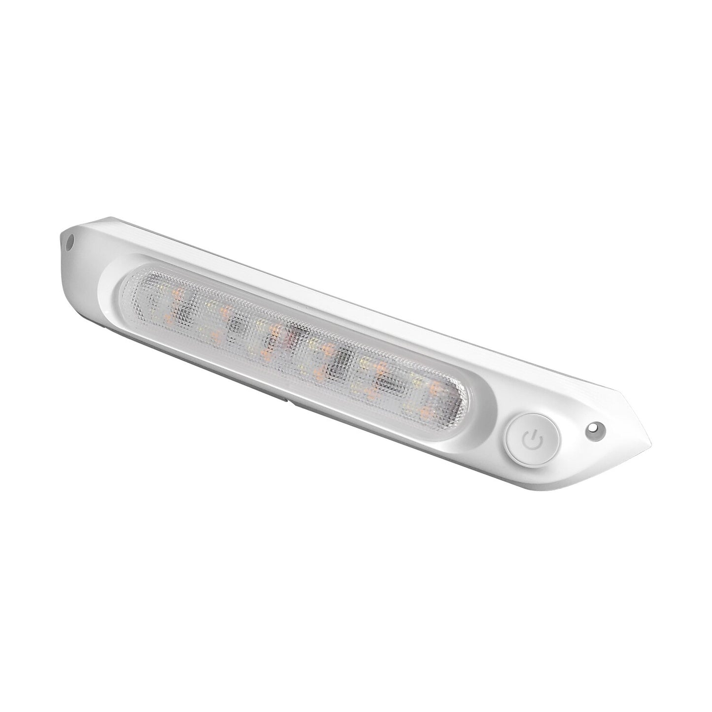 Dimmable White 287mm Dual LED 12V Awning Light Amber/White Lights with Switch