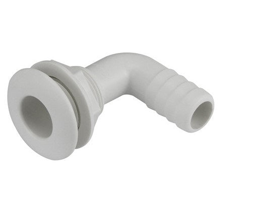 Can-SB 90 Degree Skin Fitting 3/4 inch Tail Nylon - White