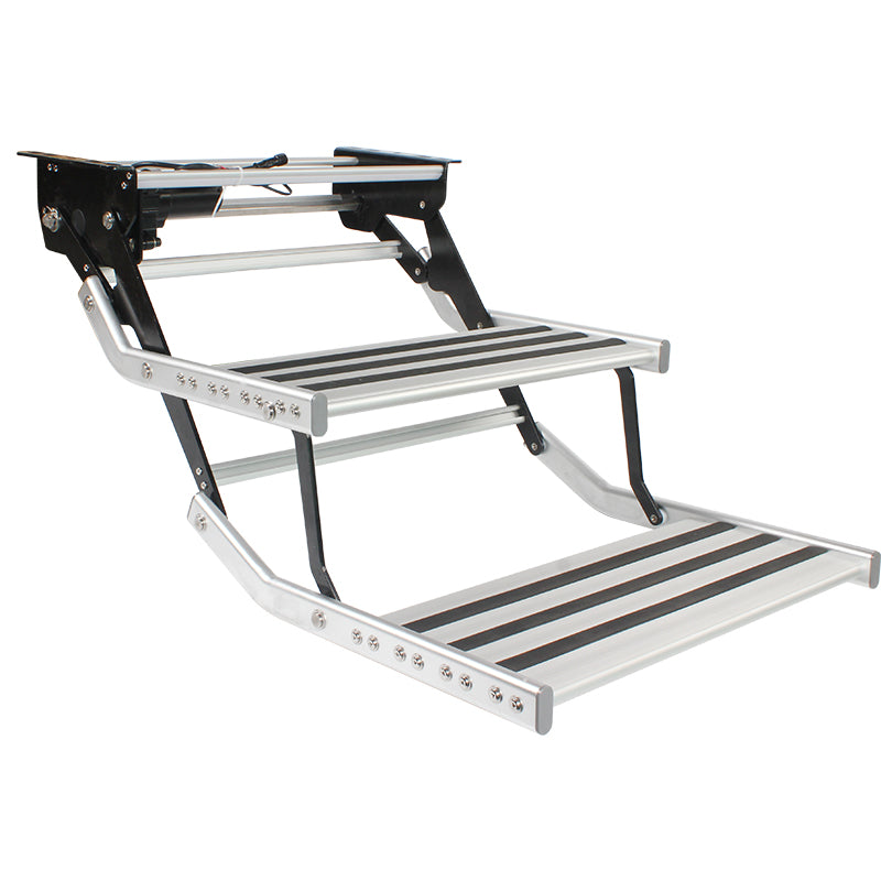 12v Electric Caravan Step with LED Light {Single or Double}