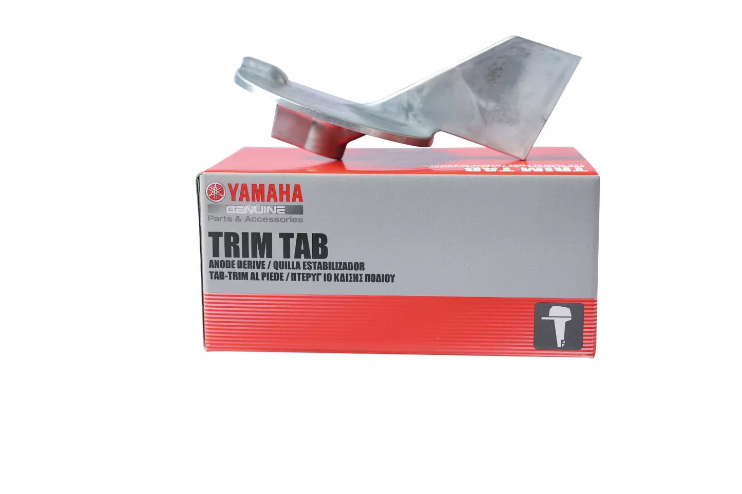 Yamaha 50-100hp Zinc Trim Tab Anode