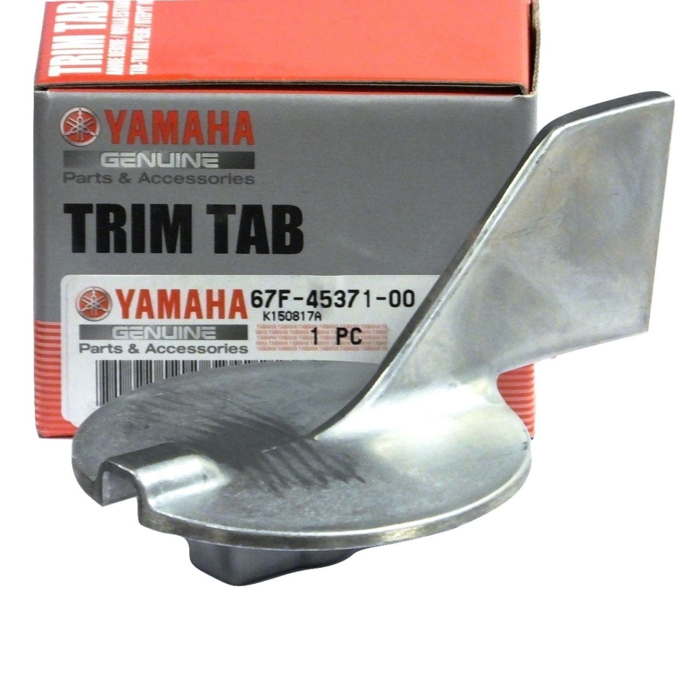 Yamaha 50-100hp Zinc Trim Tab Anode