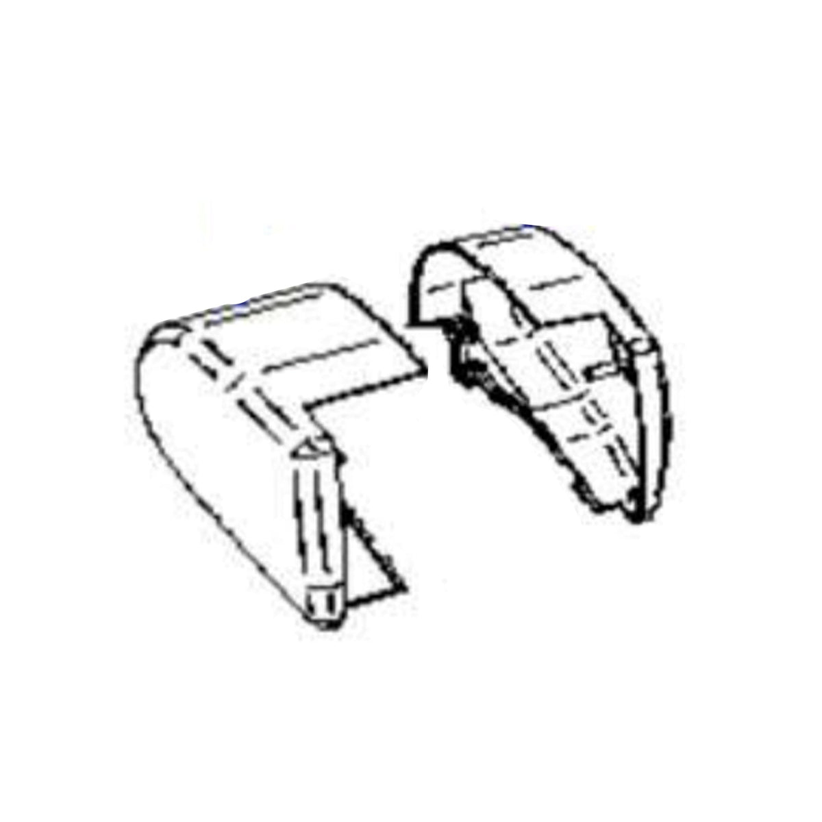 Thule LH & RH Main Housing suit 6300 - White