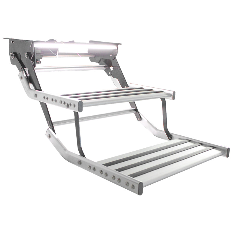 12v Electric Caravan Step with LED Light {Single or Double}