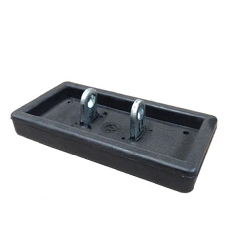 Heavy Duty Steel Foot w Rubber Cover for ALQR leg