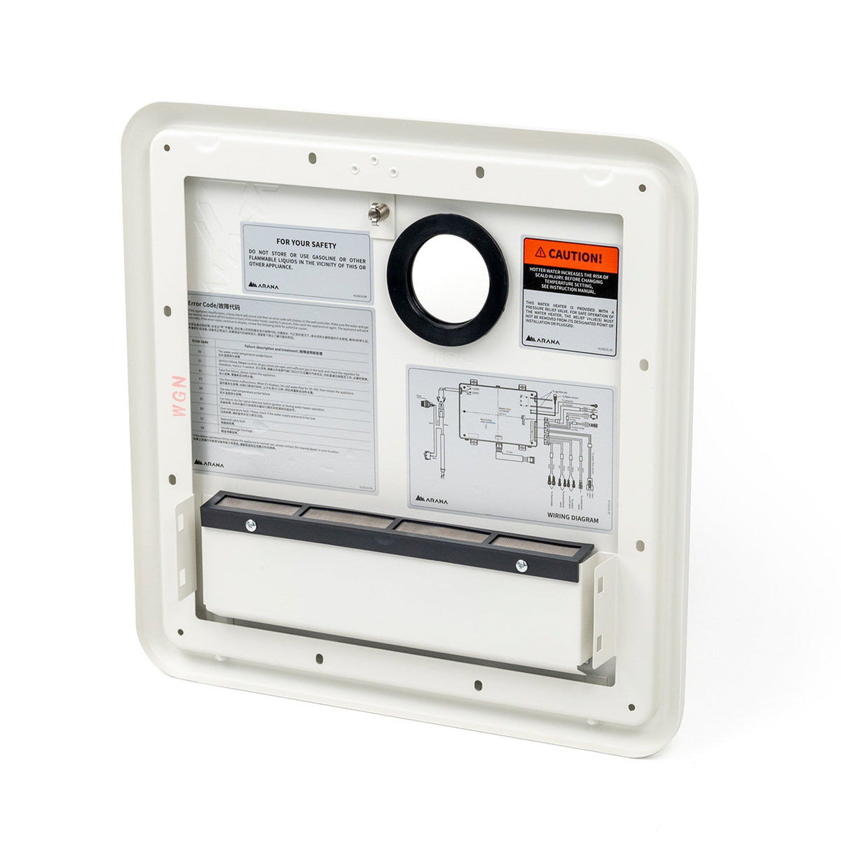 Gas Water Heater Door