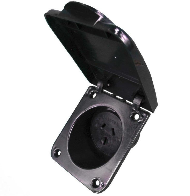Clipsal Outlet 10a (New Style) - Black