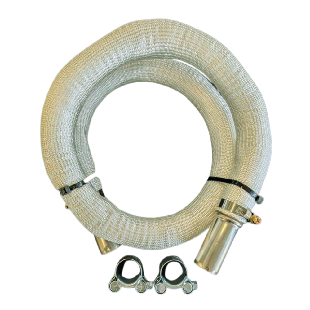 AU Focus Diesel Heater Wrapped Exhaust Pipe - 1200mm