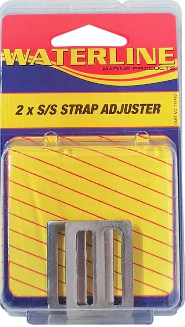 Waterline Stainless Steel Adjusters (Pack of 2x) - Suits 25mm Web