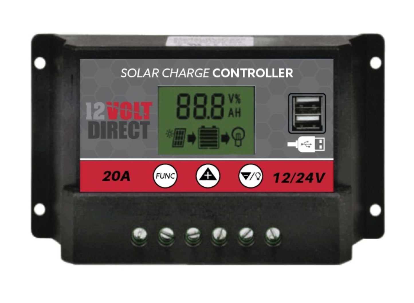 20 Amp PWM Solar Controller Regulator