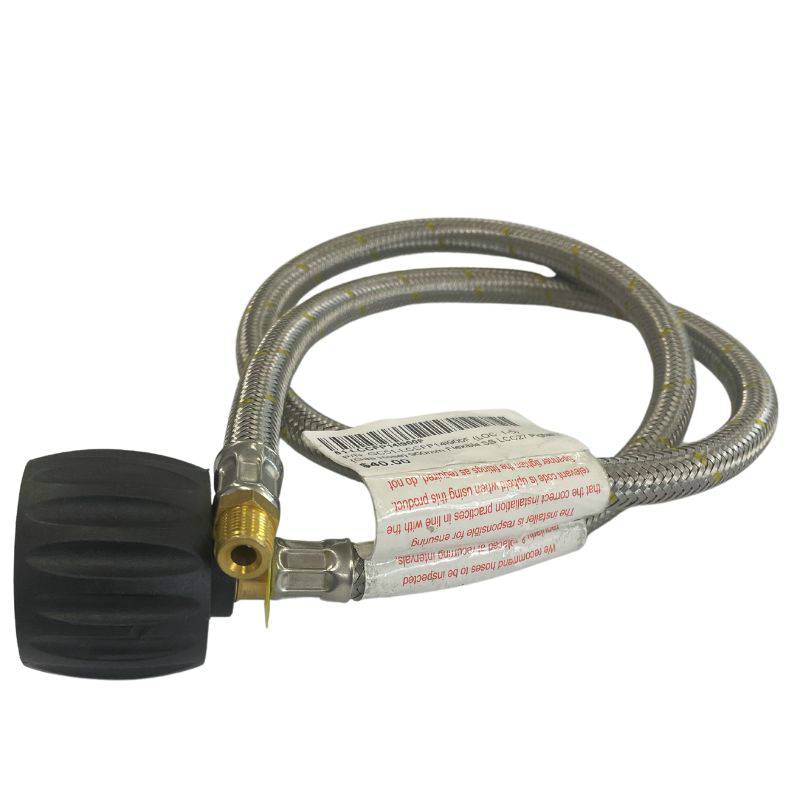 {Gas Hose} 900mm Flexible SS LCC27 Pigtail - (1/4 Inverted Flare)
