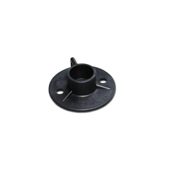 Annex Pole Base Plate, Black Plastic 32mm