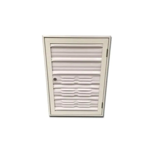Gas Door For Galvanised Box - Rhh Smooth White