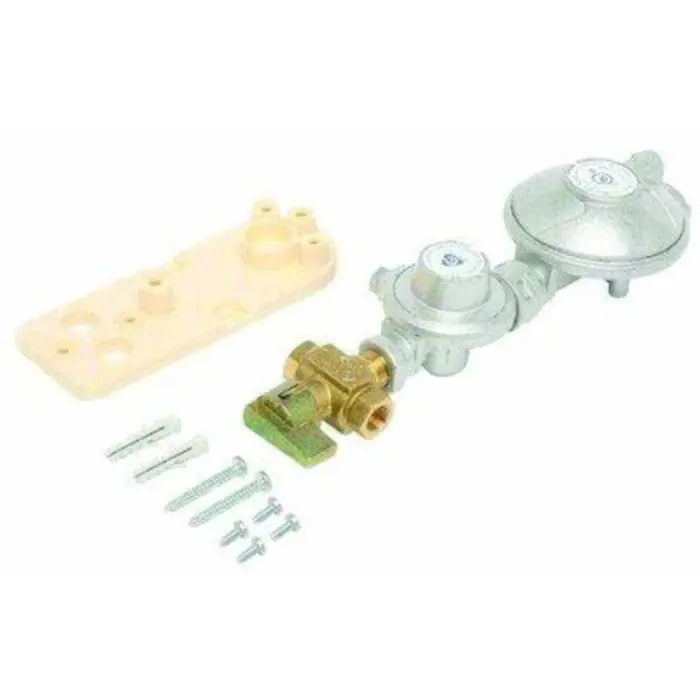 Gas Regulator Opp Manual Dual And Bracket