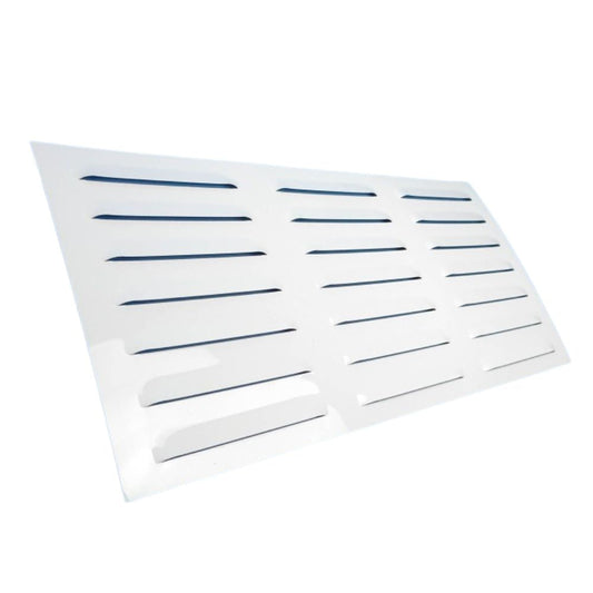 Aliminium Vent - White 286h x 572w