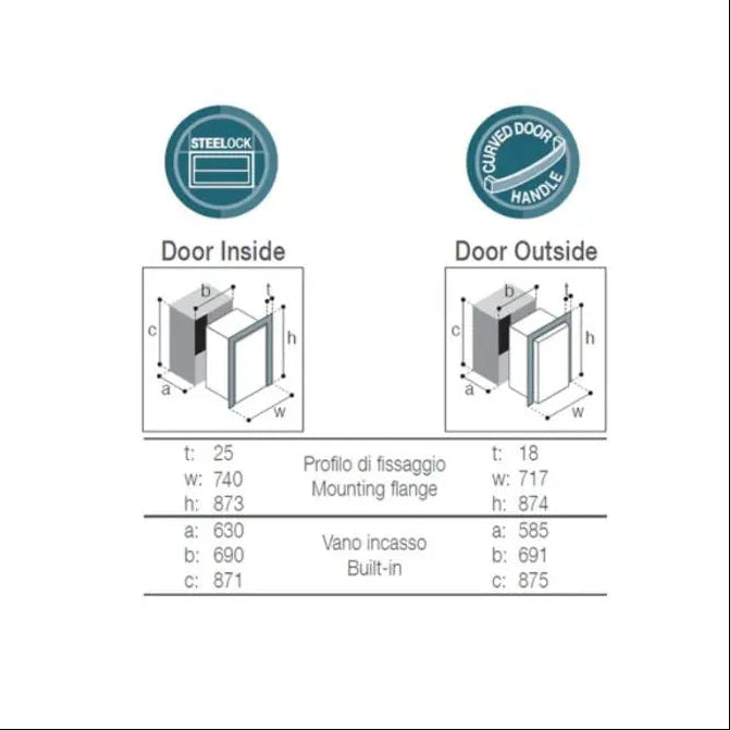 Vitrifrigo DW210DT Double Drawer Freezer - 182L