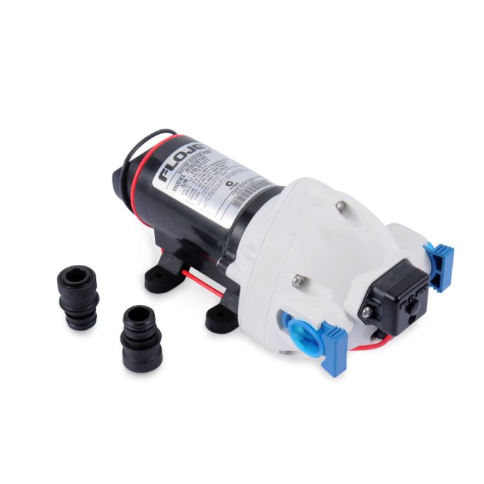 Flojet 12V Triplex Pump C-Tick Quad Fittings