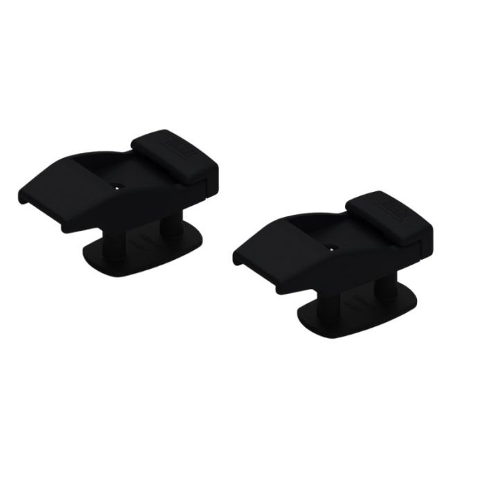 Fiamma Wall Brackets - Deep Black
