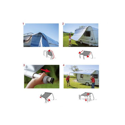 Fiamma Caravanstore Bag 310 Awning - Royal Grey - 3.18M