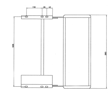 Camec Electric Single Drop Down Step