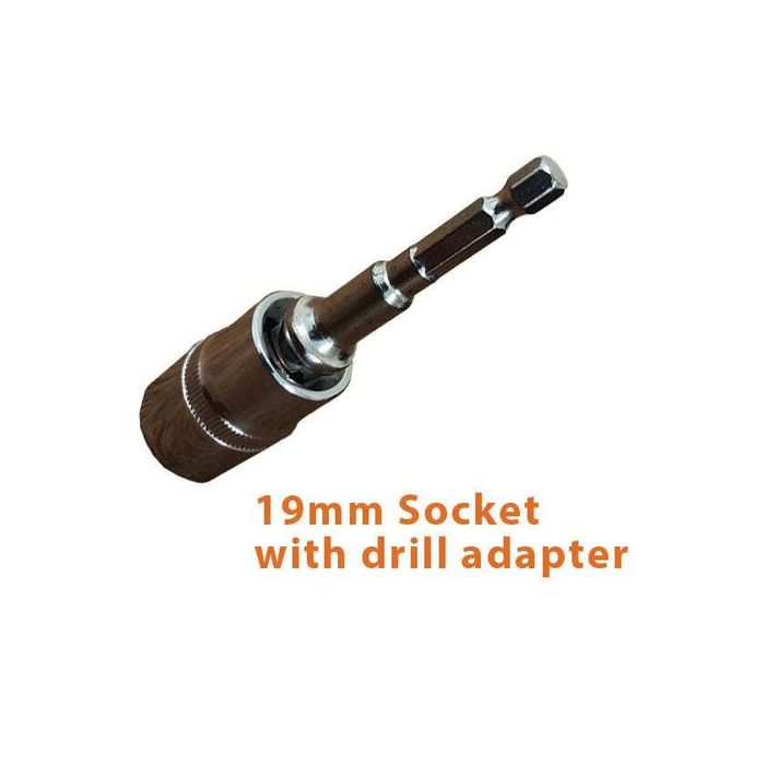 19mm Socket & Drill Adaptor