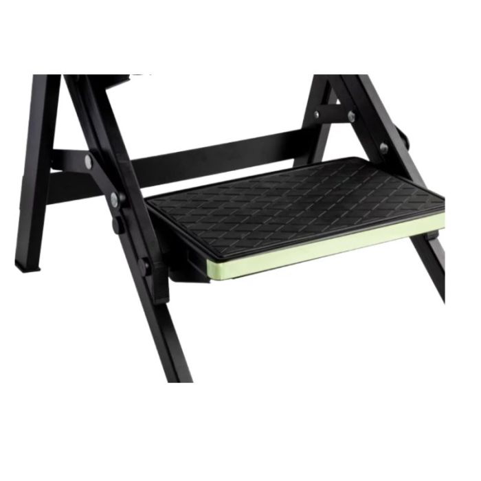 Black Two-Stage Aluminium Step