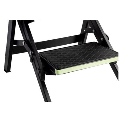 Black Two-Stage Aluminium Step