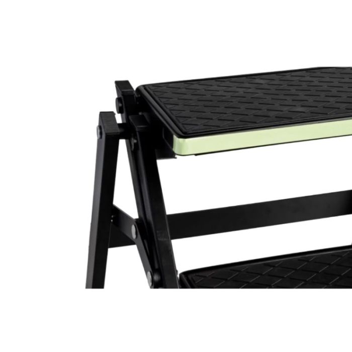Black Two-Stage Aluminium Step