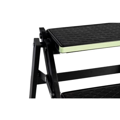 Black Two-Stage Aluminium Step