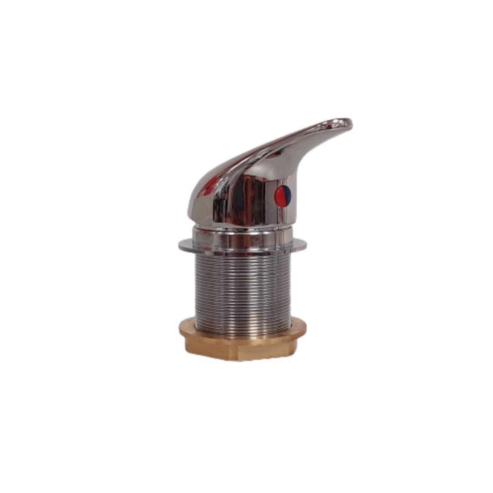 Barka Single Leaver Compact Mixer - Chrome
