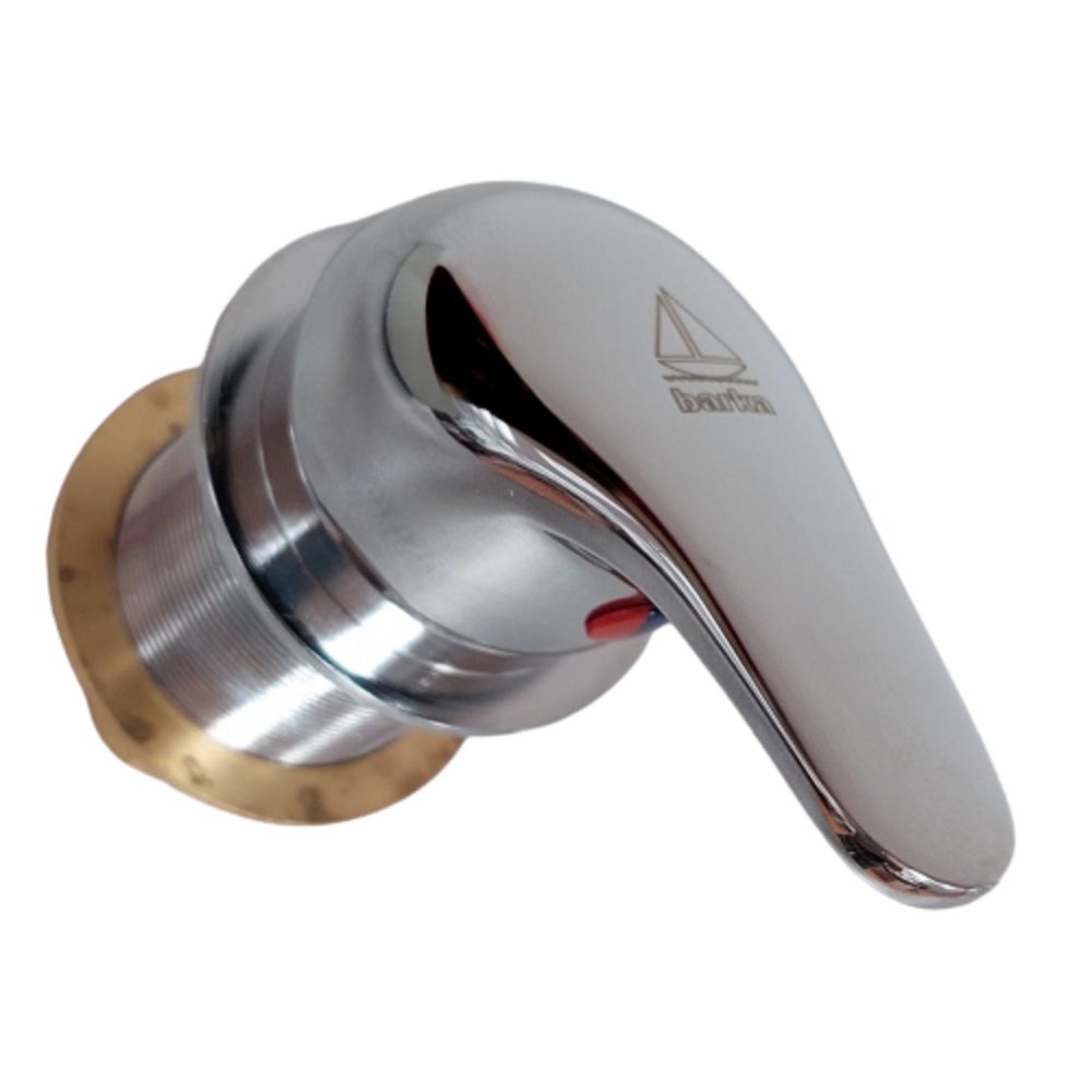 Barka Single Leaver Compact Mixer - Chrome