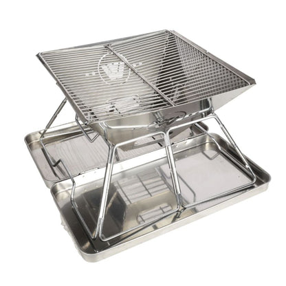 Frontier 360 Stainless Steel Folding BBQ Firepit