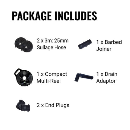 Flat Out Sullage Hose - 6M on Compact Multi-Reel