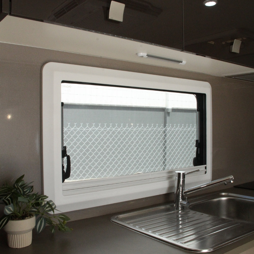 Camec Push Out Double Glazed Window - 900W x 450H
