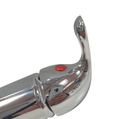 Barka Single Handle Ceramic Fold Down J Spout Mixer - Chrome