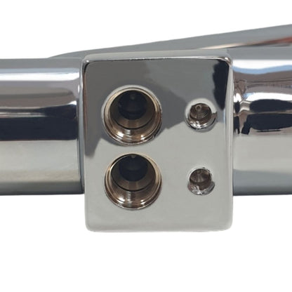 Barka Single Handle Ceramic Fold Down J Spout Mixer - Chrome