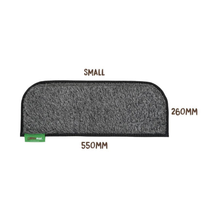 Muk Mat Rounded Step Small - Dark Grey 55 x 26cm