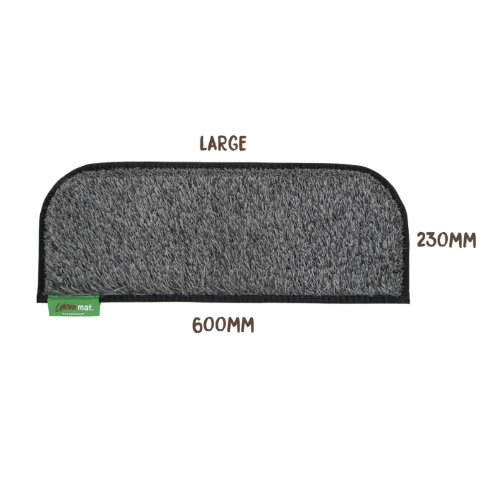 Muk Mat Rounded Step Large - Dark Grey 60 x 23cm