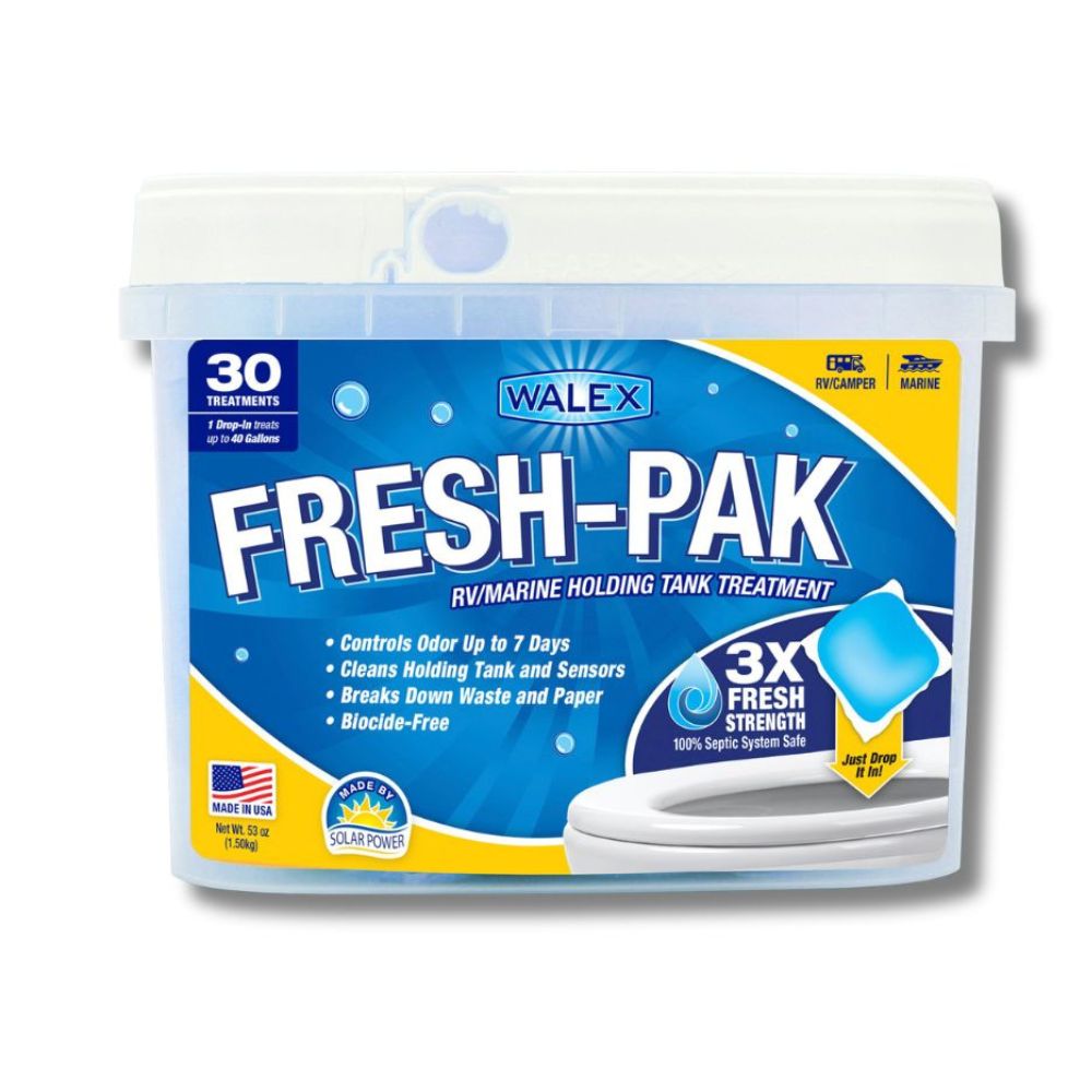 Walex Fresh-Pak Fresh Strength Holding Tank Drop Ins - 30 Sachet Tub