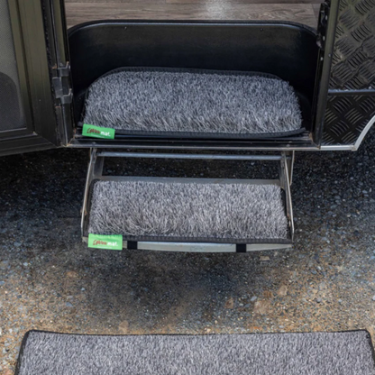 Muk Mat Rounded Step Small - Dark Grey 55 x 26cm