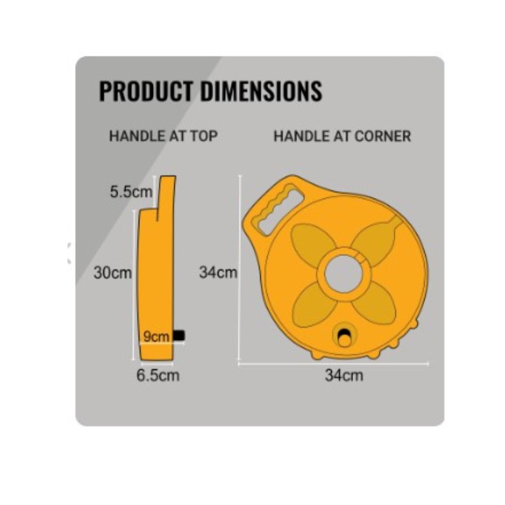 Flat Out Premium 15AMP Extension Lead with Compact Multi Reel