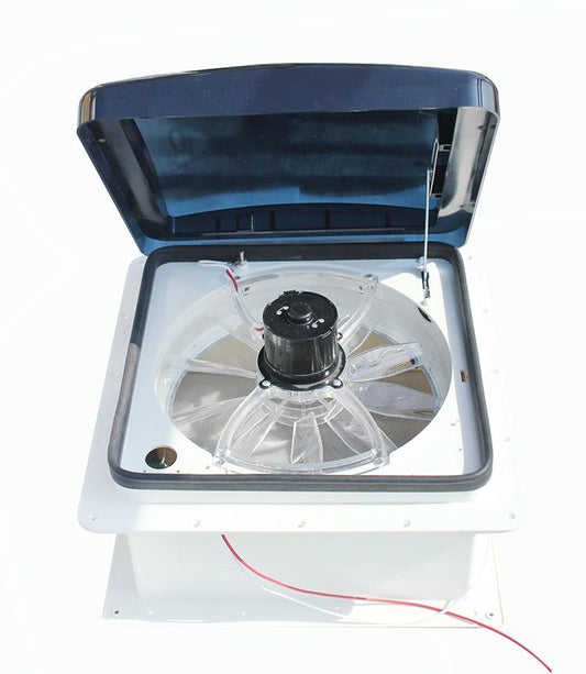12 Volt Caravan Roof Vent Hatch With Smoked Lid